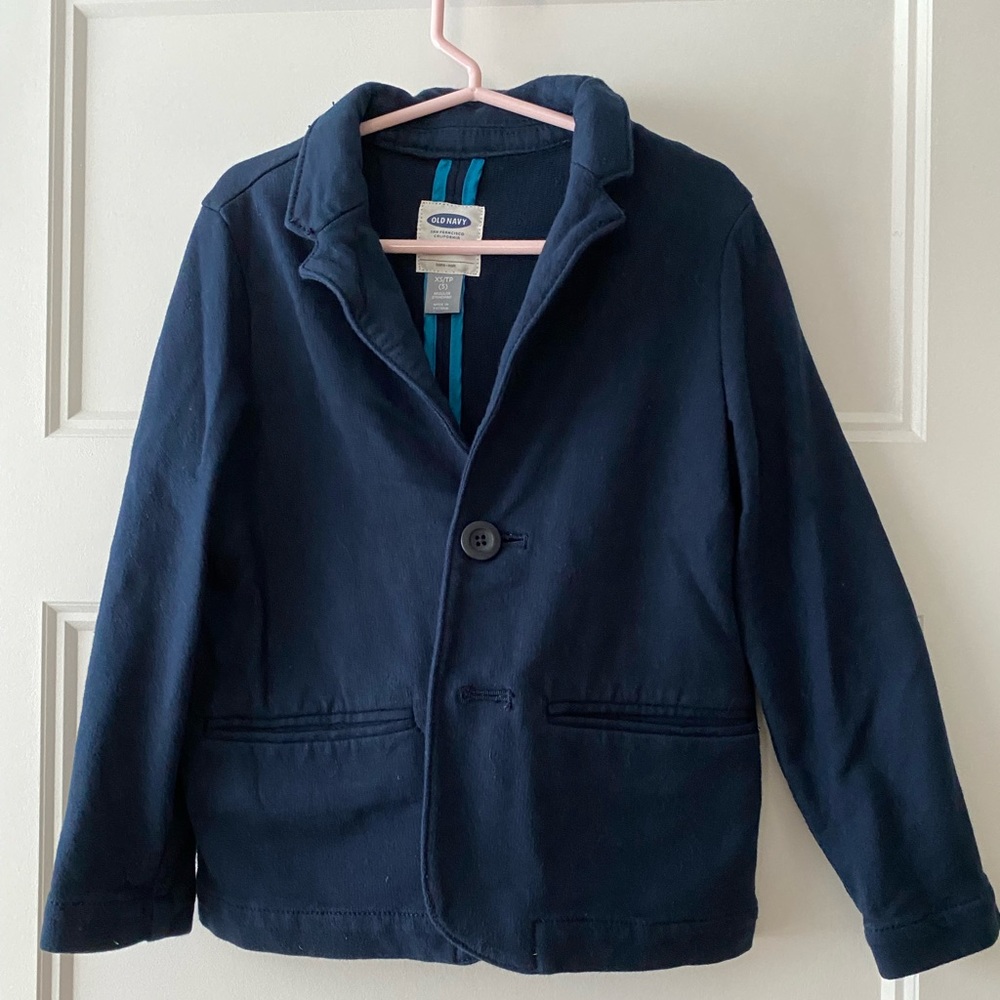 Old Navy Single Breasted Girls Navy Blue Blazer-Size XS Regular (5T)